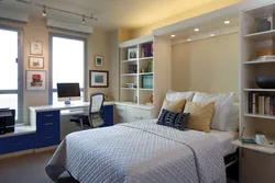 Bedroom design with work area