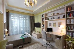 Bedroom Design With Work Area