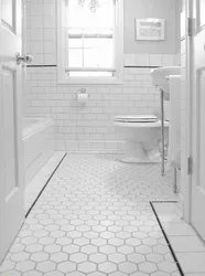 Floor tile design toilet bath