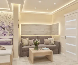 Living Room Interior Bedroom 20 Sq.M.