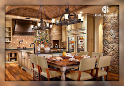 Modern cozy kitchen design