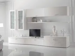 Modular living rooms white gloss photo