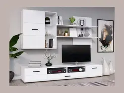 Modular living rooms white gloss photo