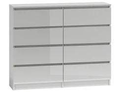 Narrow chest of drawers for the bedroom, depth 30 cm, with drawers photo