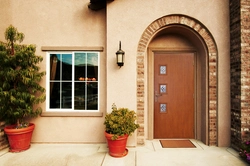 Photo of the entrance door to the apartment from the outside