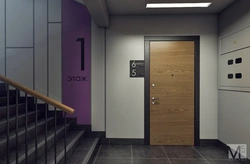 Photo of the entrance door to the apartment from the outside