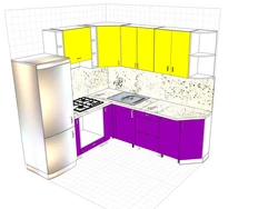 Тарҳи ошхона 2x4