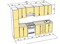 Дызайн Кухні Даўжыня 4 На 2