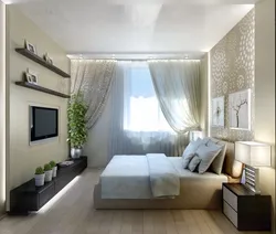 Bedroom design in three rubles