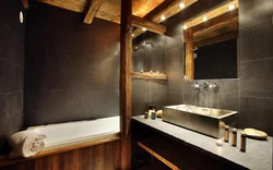 Bathroom design chalet