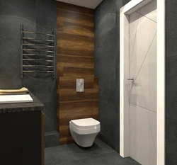 Quartz vinyl in the bathroom on the walls instead of tiles photo