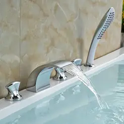 Bathroom faucets with bath mount photo