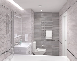 Laparet tiles in the bathroom interior