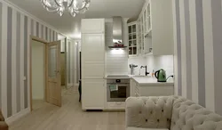 Kitchen layout in a two-room apartment photo