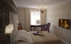 Photo of a bedroom 15 sq m in Khrushchev