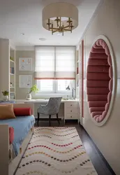 Narrow teenager bedroom design