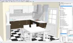 Create kitchen interior design