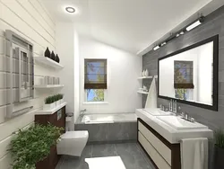 Bathroom design 3 by 3 meters with window