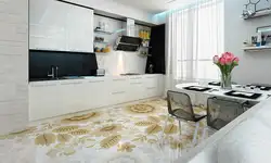 Apartment design in modern style floors