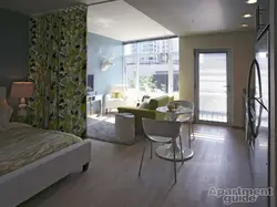 Zoning The Bedroom With Curtains Photo Ideas