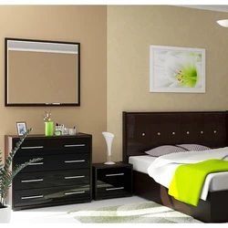 Bedroom With Wenge Furniture Photo