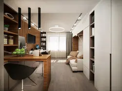 Apartment design 20 sq m photo with one window