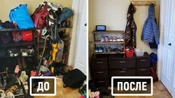 Фото прихожих до и после