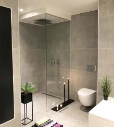 Shower And Bath In One Interior