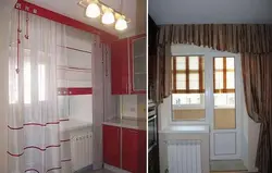 Как Оформить Балконную Дверь На Кухне Фото