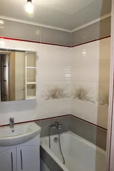 Пәтерде панельді үй ваннасының дизайнының фотосуреті
