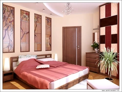 Cherry blossom in the bedroom interior photo