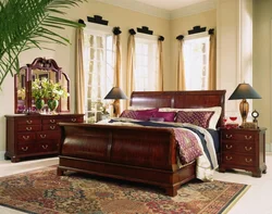 Cherry blossom in the bedroom interior photo
