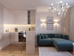 Euro-Room Apartment Kitchen Living Room Design