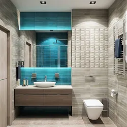 Toilet in the living room design