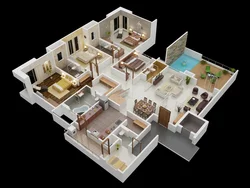Layout Of A House With 4 Bedrooms Photo