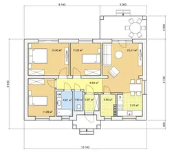 Layout Of A House With 4 Bedrooms Photo