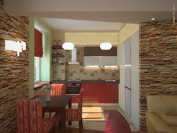 Kitchen united in Khrushchev design