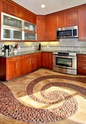 Linoleum for kitchen design