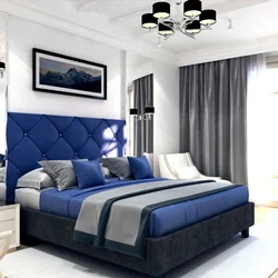 Bedroom Design With Blue Bed