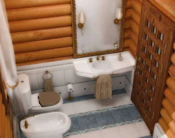 Bathroom in the country photo