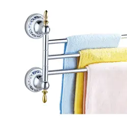 Bathroom towel holders in the interior