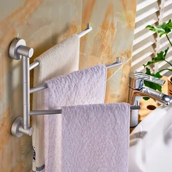 Bathroom towel holders in the interior