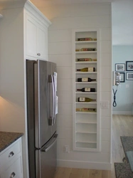 Niche cabinet in the kitchen photo