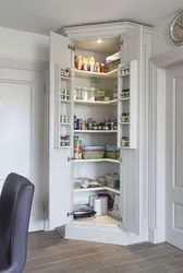 Niche cabinet in the kitchen photo