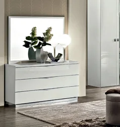 Modern design chest of drawers in the hallway