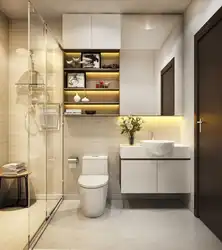 Interior Design Of Bath And Toilet In Modern Style