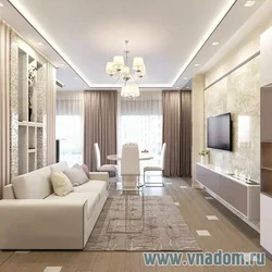 Living room design 36 m2