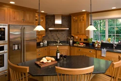 Kitchen Design With Corner Stove