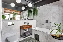 Concrete bathroom design