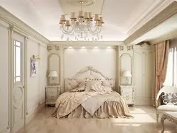 Дызайн маленькай спальні ў класічным стылі